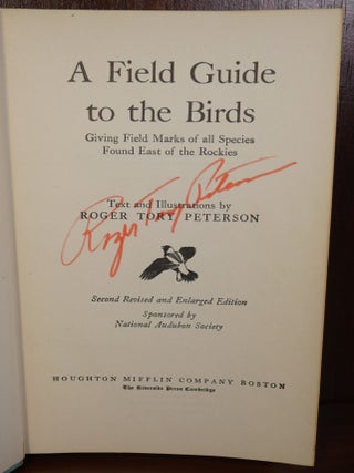 A Field Guide to the Birds Eastern Land and Water Birds SIGNED