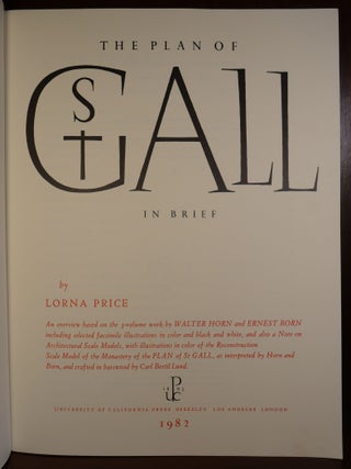 The Plan of St Gall in Brief