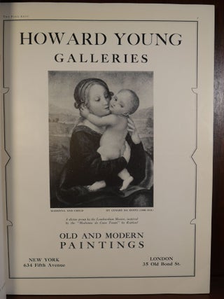 The Fine Arts For The Connoisseur of Antiques. Decoration and Paintings