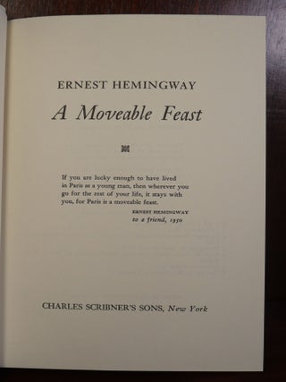 A Moveable Feast