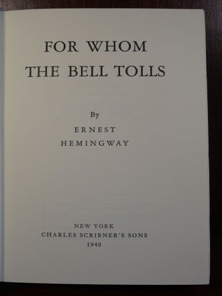 For Whom The Bell Tolls