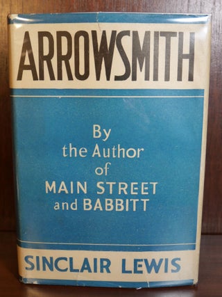 Item #5420 Arrowsmith. Sinclair Lewis
