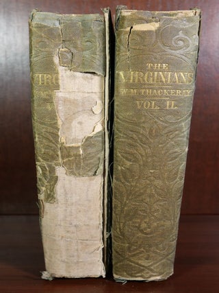 Item #5430 The Virginians A Tales of The Last Century 2 Volumes. W. M. Thackeray