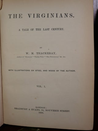The Virginians A Tales of The Last Century 2 Volumes