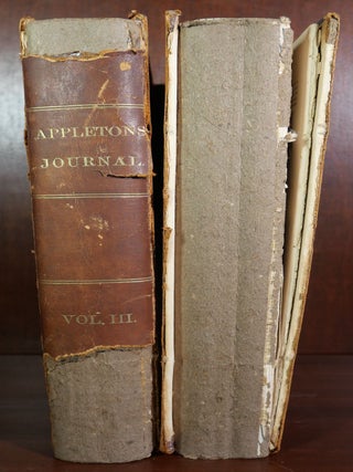 Item #5435 A Monthly Miscellany of Popular Literature 2 Volumes/ The Heir Of Mondolfo. Appleton's...