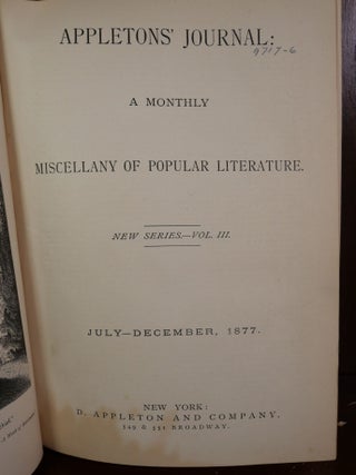 A Monthly Miscellany of Popular Literature 2 Volumes/ The Heir Of Mondolfo