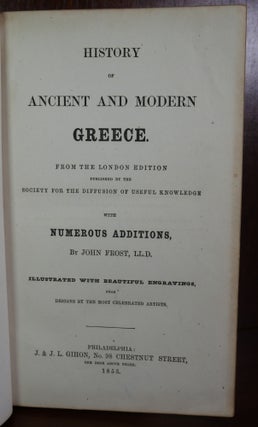 History of Ancient and Modern Greece