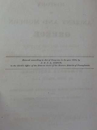 History of Ancient and Modern Greece
