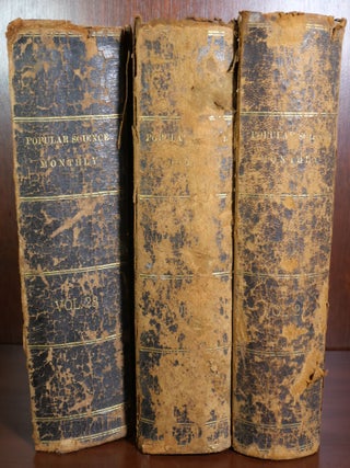 Item #5446 Three Volumes of The Popular Science Monthly. E. L., W. J. Youmans