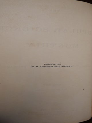 Three Volumes of The Popular Science Monthly