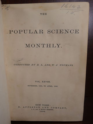Three Volumes of The Popular Science Monthly