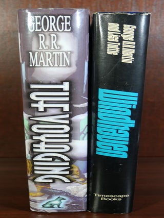 Item #5455 The Voyaging, Windhaven. Lisa Tuttle George R. R. Martin