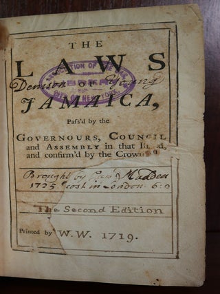 The Laws of Jamaica