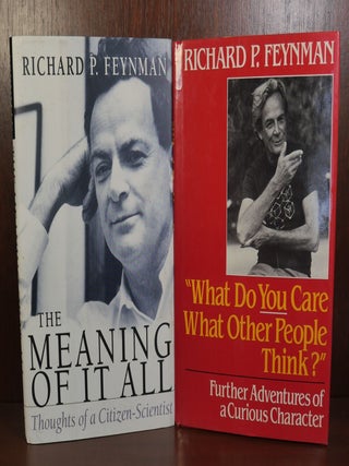 Item #5524 The Meaning of it All, What Do You Care What Other People Think. Richard F. Feynman