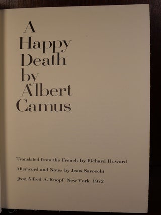 A Happy Death