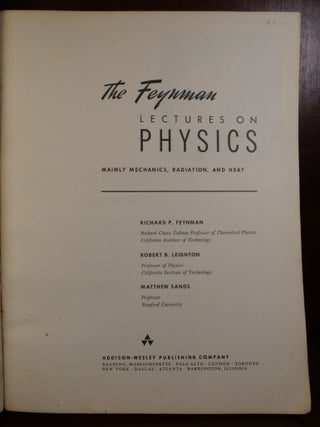 The Feynman Lectures on Physics