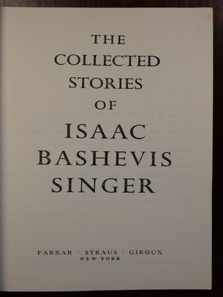 The Collected Stories of Isaac Bashevis Singer, The Penitent