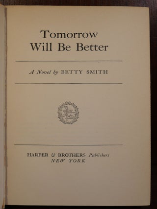 Tomorrow Will Be Better