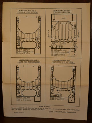 The Inaugural Program of the Radio City Music Hall