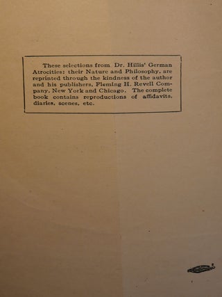 the Atrocities of Germany