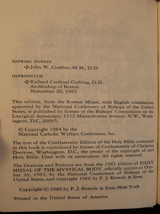 The Maryknoll Sunday Missal