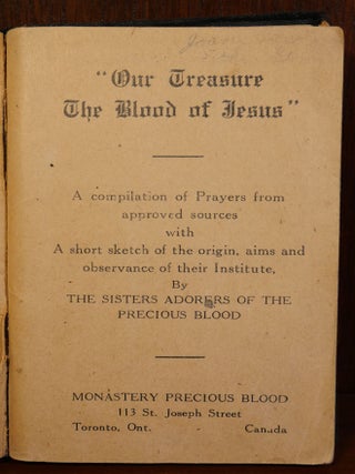 Our Treasure The Blood Of Jesus