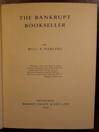 The Bankrupt Bookseller