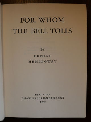For Whom The Bell Tolls