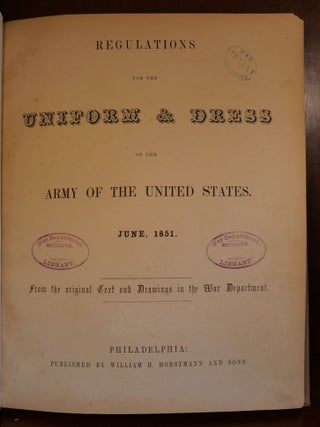 Regulations For The Uniform and Dress of The Army of The United States