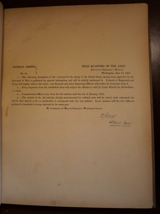 Regulations For The Uniform and Dress of The Army of The United States