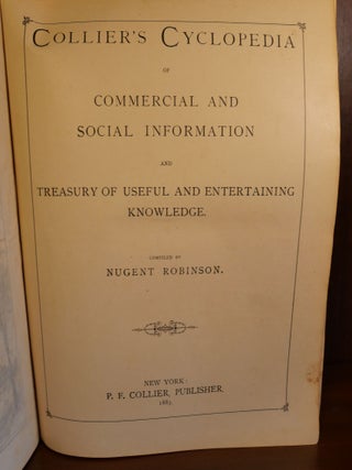 Collier's Cyclopedia of Commercial and Social Information and Treasury of Useful and Entertaining Knowledge