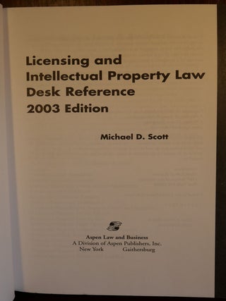 Licensing and Intellectual Desk Reference