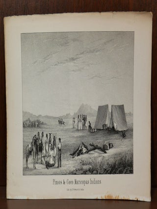 Item #5658 1848 Lithograph New Mexico. William Hemsley Emory