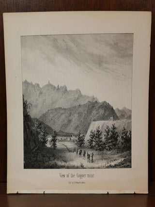 Item #5660 View of the Copper Mine 1848 Lithograph. William Hemsley Emory