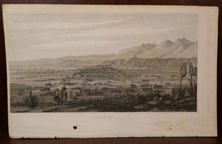 Item #5662 1848 Lithograph of Santa Fe. William Hemsley Emory