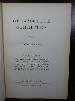 Collected Writings of Sigmund Freud