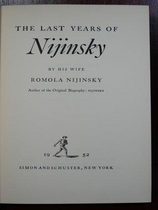 The Last Years of Nijinsky