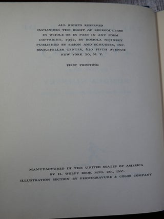 The Last Years of Nijinsky
