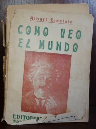 Item #5740 Como Veo El Mundo / The World As I See It. Albert Einstein