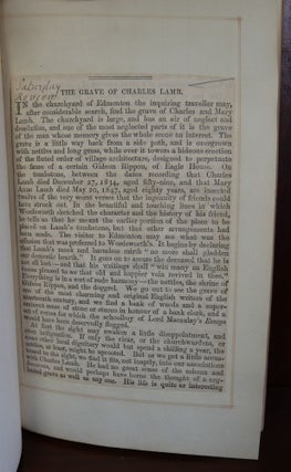 The Prose Works of Charles Lamb