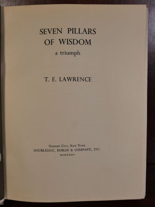 Seven Pillars of Wisdom