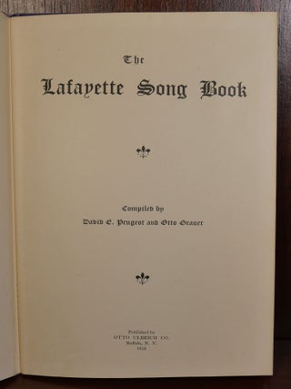 The Lafayette Song Book