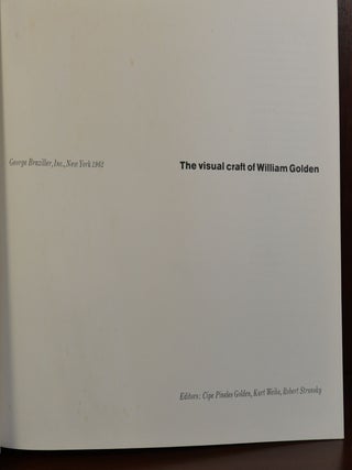 The Visual Arts of William Golden