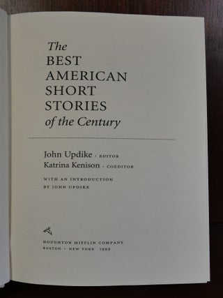 The Best American Short Stories of the Century