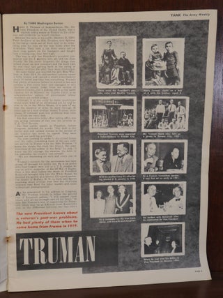 Yank The Army Weekly The Life of Truman and the Death of Roosevelt