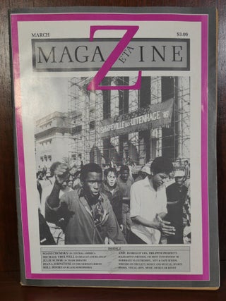 Item #5806 Zeta Magazine. Noam Chomsky / Ronald Reagan