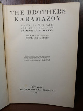 The Brothers Karamazov