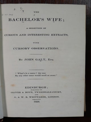 The Bachelor's Wife