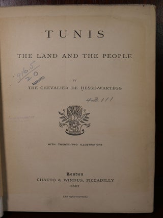 Tunis The Land and The People