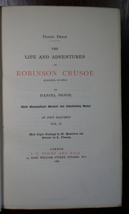 The Life and Adventures of Robinson Crusoe